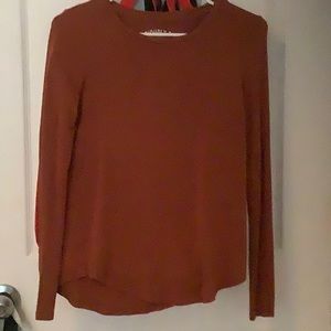 Aeropostale soft orangey brown long sleeve shirt